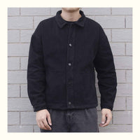 Fulke | Men's Button-Down Jacket Black