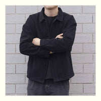 Fulke | Men's Button-Down Jacket Black