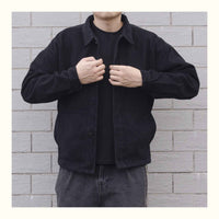 Fulke | Men's Button-Down Jacket Black