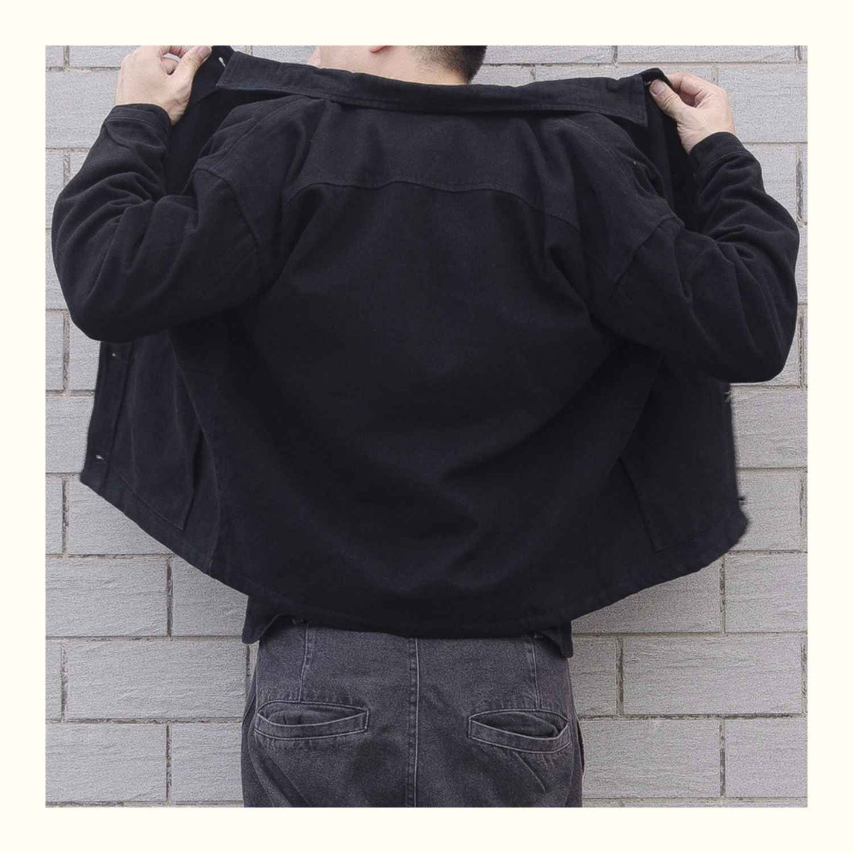 Fulke | Men's Button-Down Jacket Black
