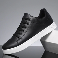 Judson | Men's Orthopedic Sneakers in Black and Brown