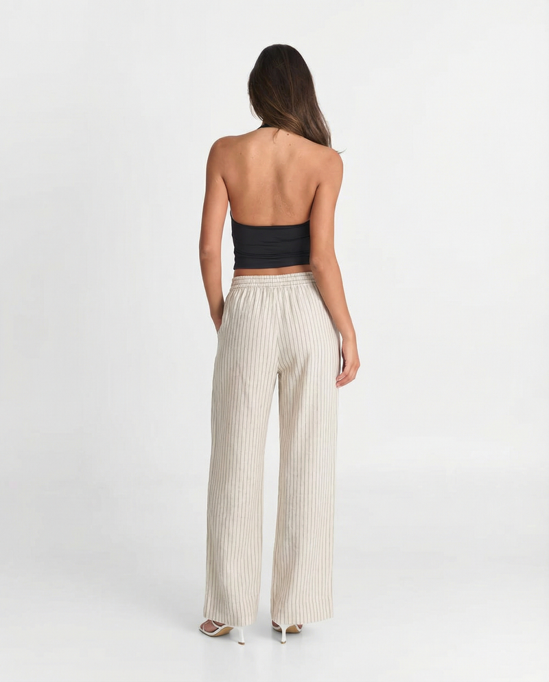 Grace | linen wide leg pants