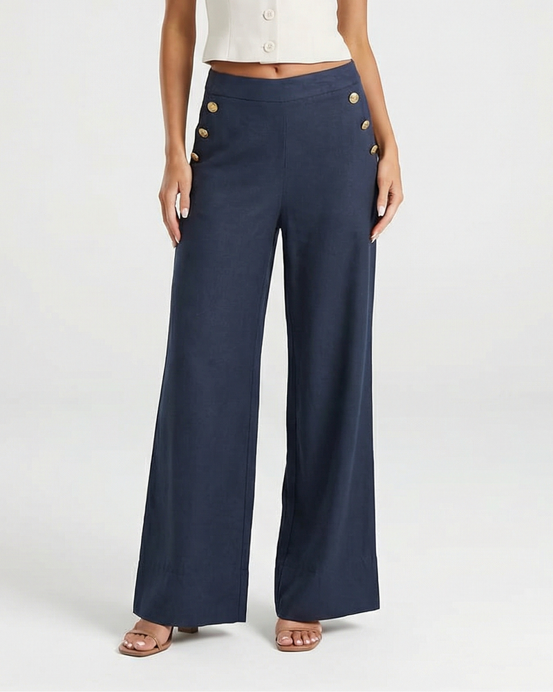 Primrose | linen wide leg pants