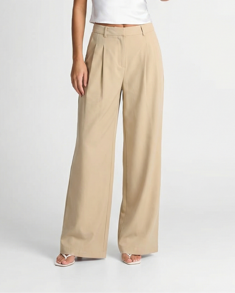 Lila | linen wide leg pants