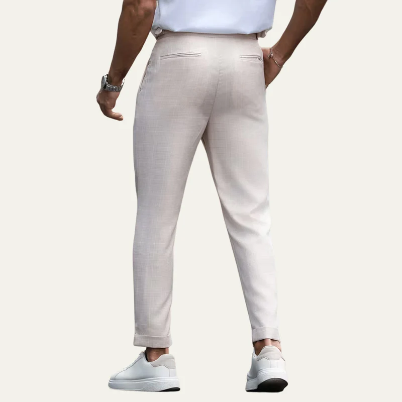 Harold | Slim Fit Lightweight Business Dress Trousers for Men