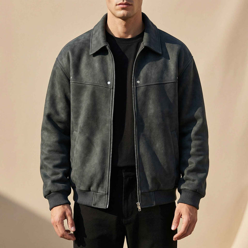 Clovis | Men's Lambskin Leather Jacket