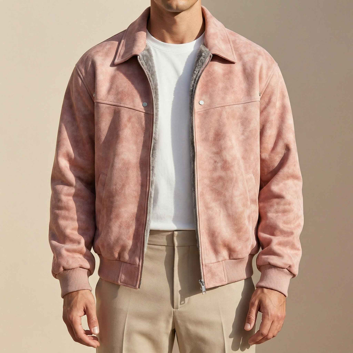 Clovis | Men's Lambskin Leather Jacket