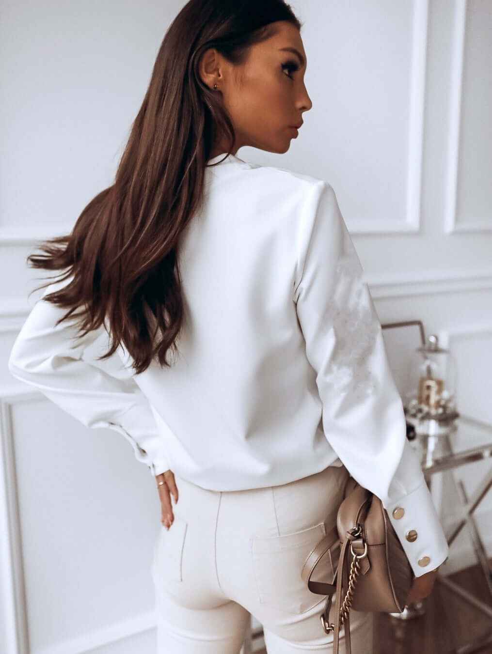 Juliana | Women's Long Sleeve Button Down Blouse Collared