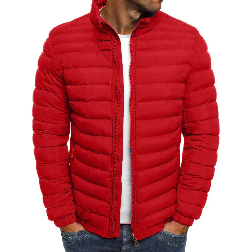 Ormond lightweight puffer jacket in Red