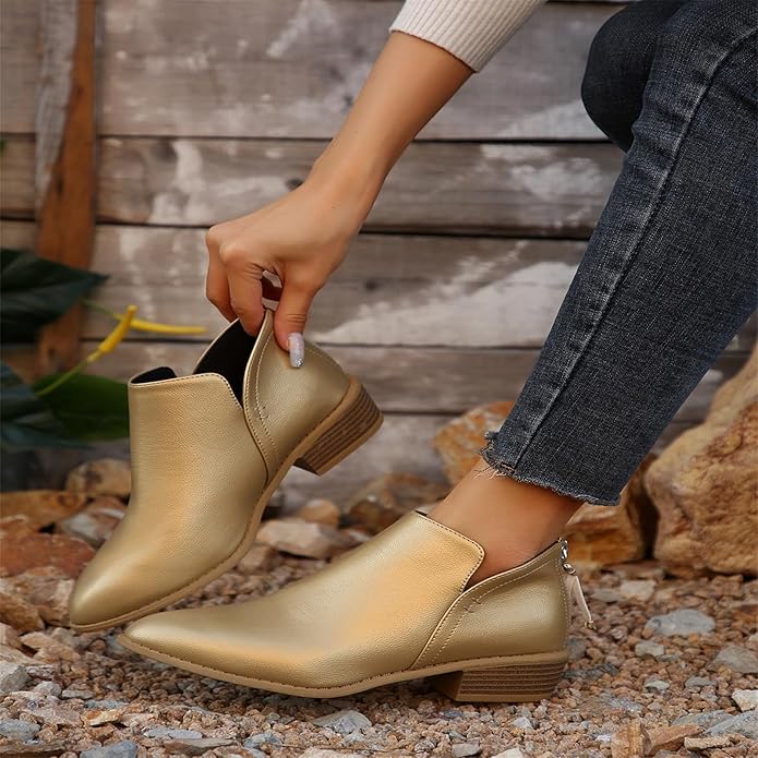 Delfina pointed toe ankle boots additional view 18