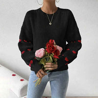 Imelda | Women's Long Sleeve Crew Neck Jumper Ribbed Knit