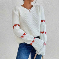 Imelda | Women's Long Sleeve Crew Neck Jumper Ribbed Knit