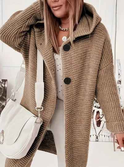 Endellion | Women's Hooded Oversized Cardigan