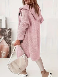 Endellion hooded oversized cardigan detail view 10
