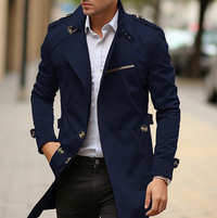 Nikolai coat in Blue