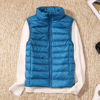 Nolwenn puffer vest in Blue