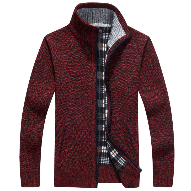 Ludlow full zip jacket in Maroon