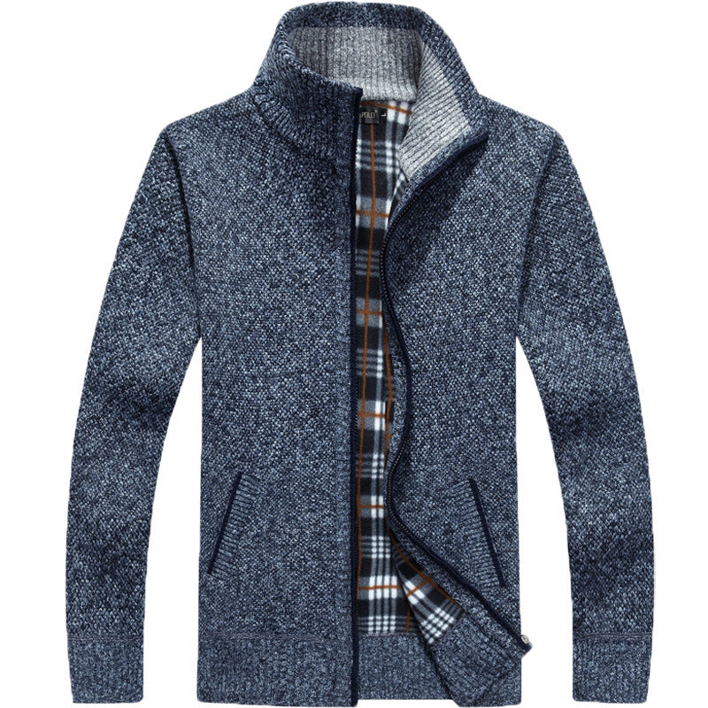 Ludlow full zip jacket in Navy Blue