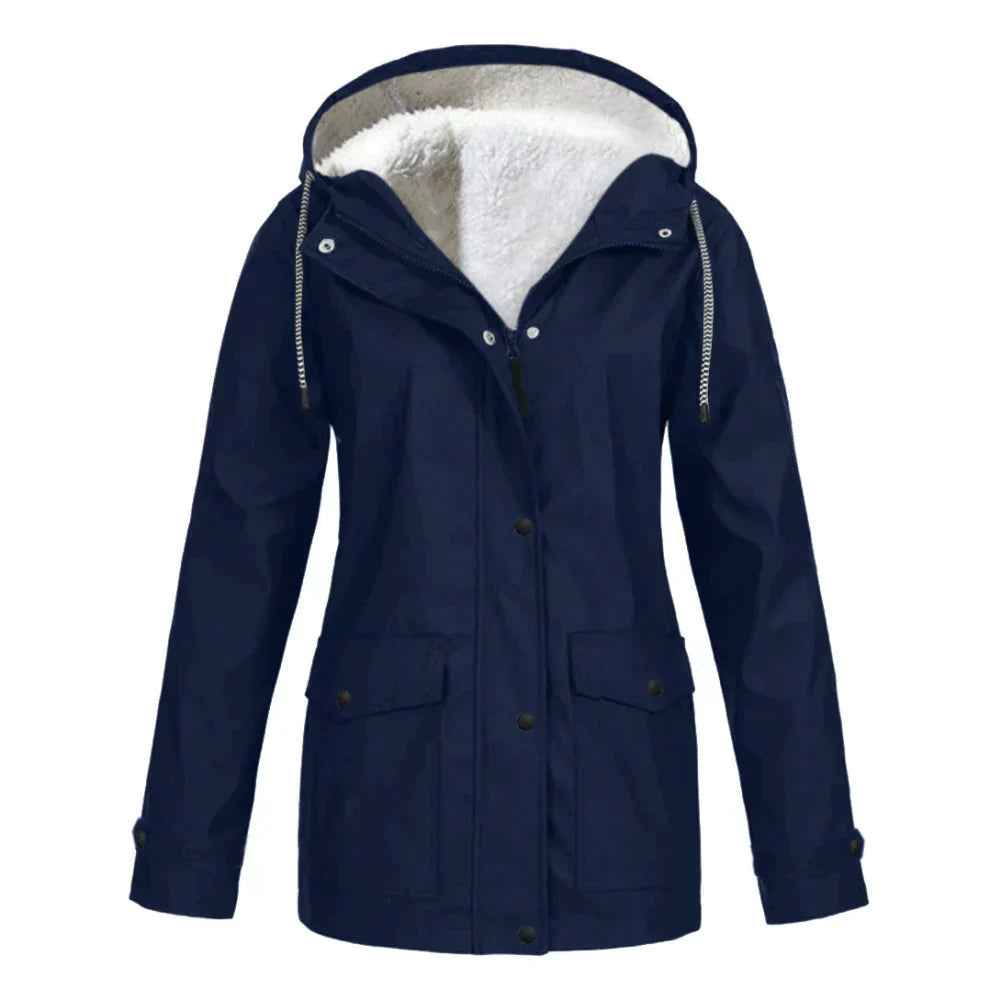 Quintina | Women's Button Front Hooded Jacket