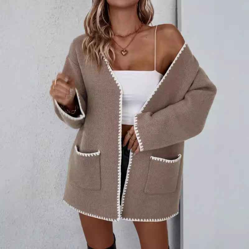 Armelle | Women's Open Front Relaxed Fit Cardigan