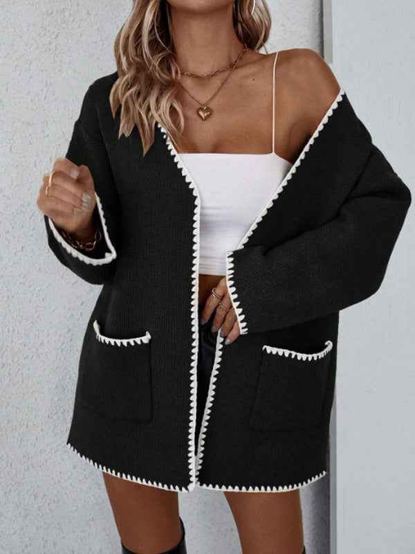 Armelle | Women's Open Front Relaxed Fit Cardigan