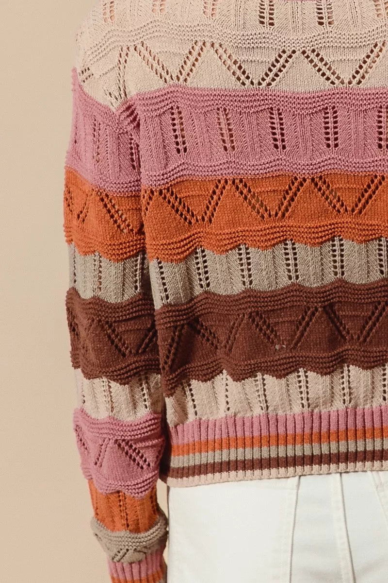 Sylvestra long sleeve striped jumper eleventh view