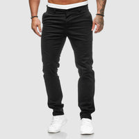 Torin slim-fit tapered chino trousers in Black