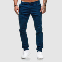 Torin slim-fit tapered chino trousers in Blue