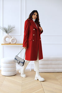 Marisol double-breasted coat detail 11
