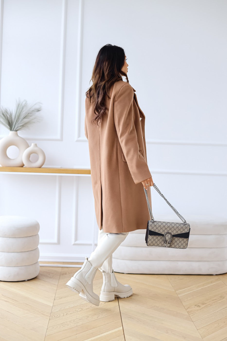 Marisol double-breasted coat detail 6