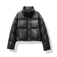 Linnea | Women's Cropped Puffer Jacket High Neck