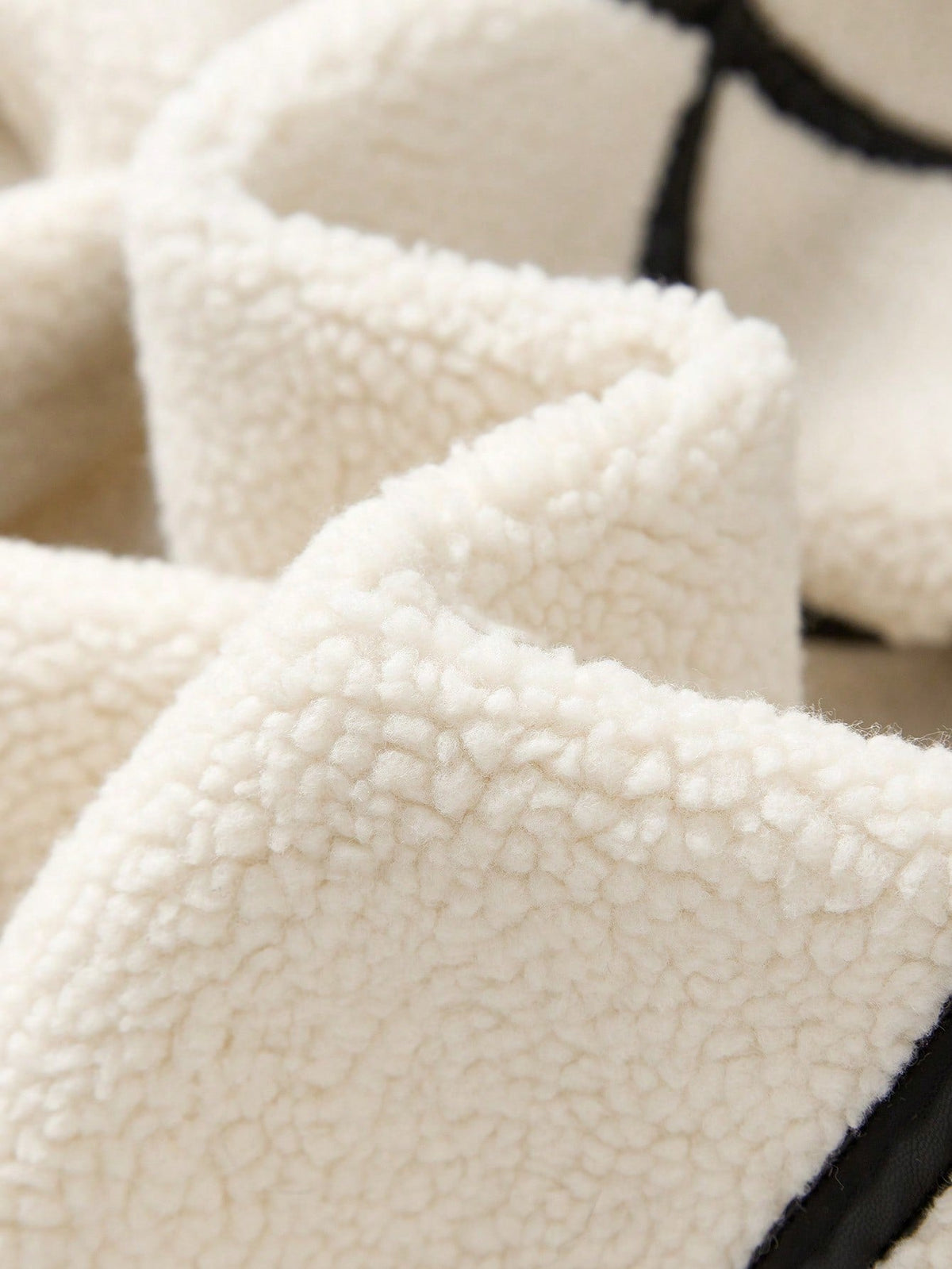 Frederica oversized sherpa coat styled detail
