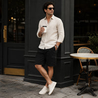 Jacob | 100% Cotton Cargo Shorts with Functional Pockets