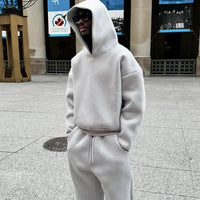 Guthrie pullover hoodie hood and hem detail