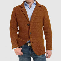Hendrick knit casual blazer in Brown