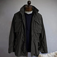 Colm military jacket in Black detail