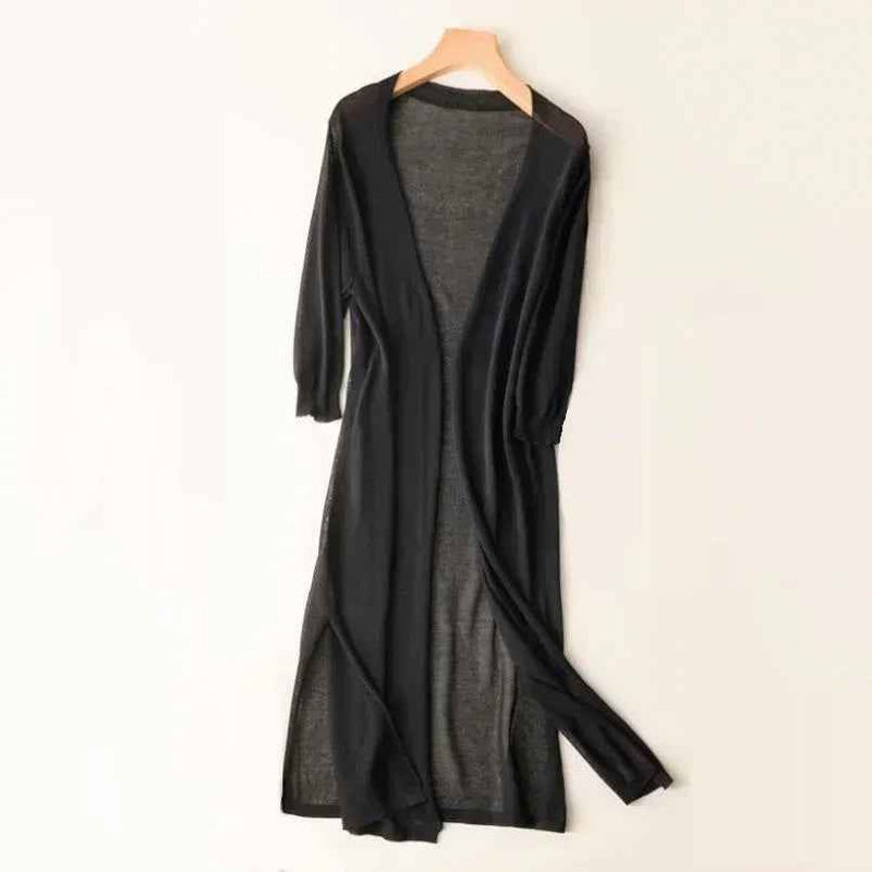 Galatea | Women's Long Duster Cardigan Open Front