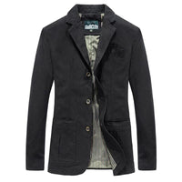Isambard casual blazer in Black