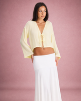 Jessica | Tie-Front Kimono Cardigan