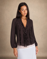 Clara | ruffle top