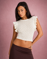 Aimee | ruffle top