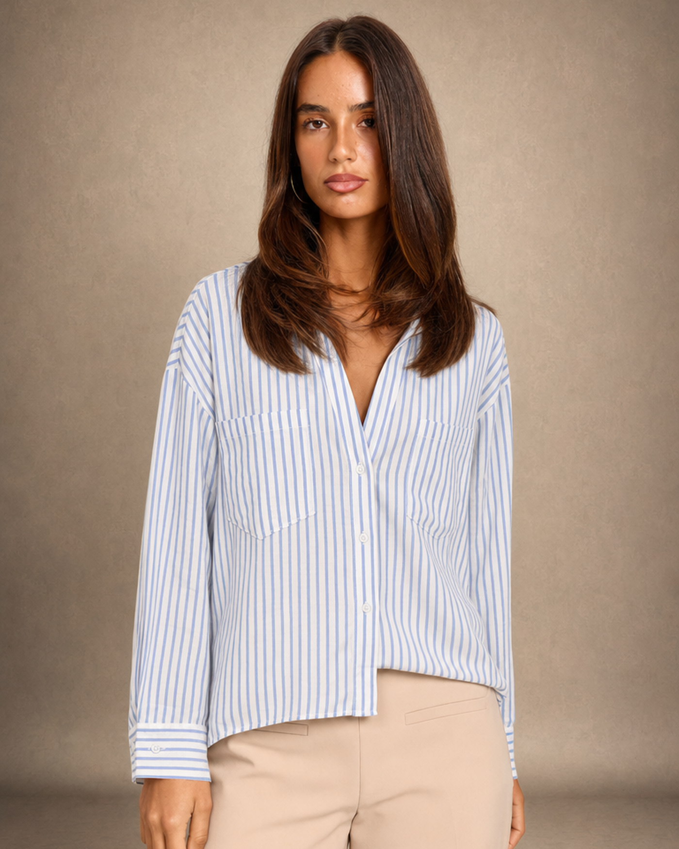 Blue White Stripe