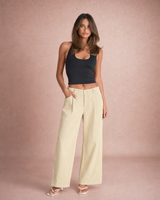 Chloe | Straight Leg Corduroy Trousers