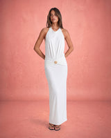 Marnie | Halter Neck Bodycon Sculpting Midi Dress