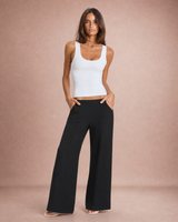 Poppy | Flared Wide Leg Trousers