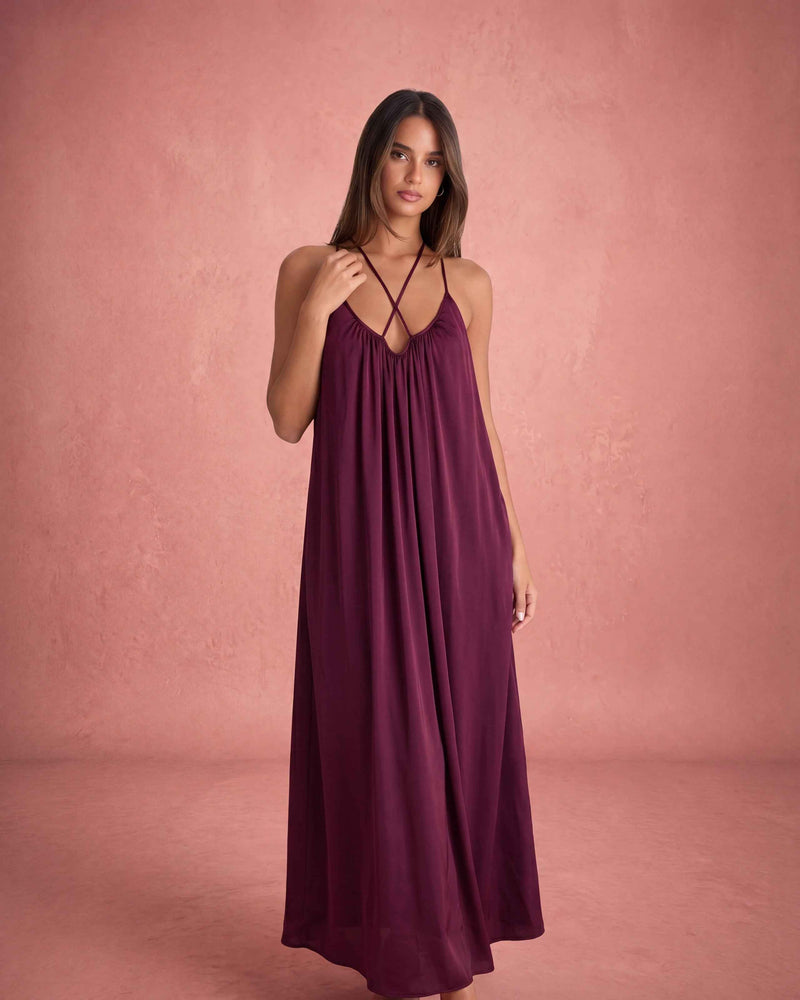 Anna | halter neck dress