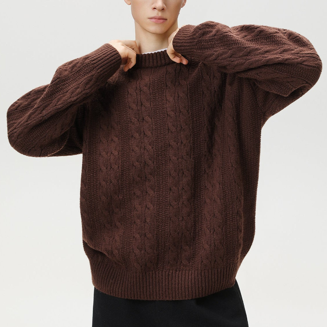 Walpole cable knit jumper twelfth view