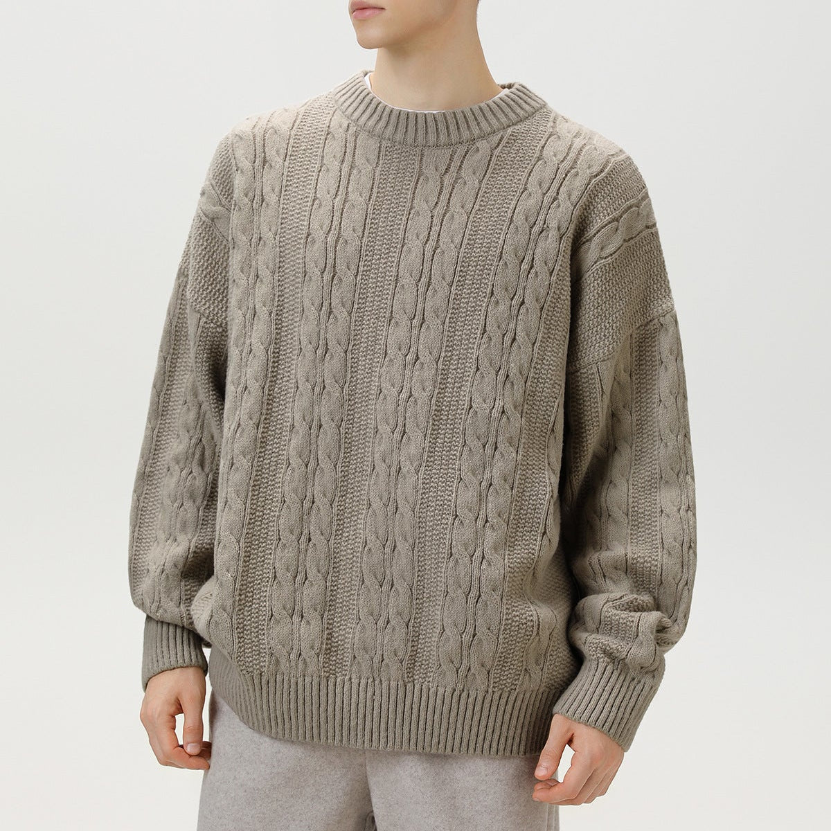 Walpole cable knit jumper ninth view