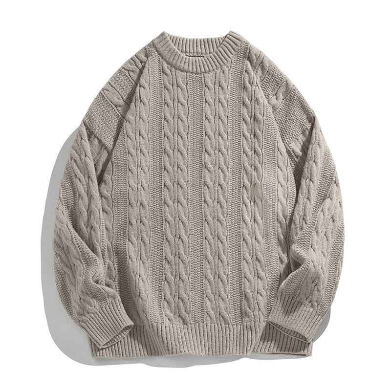Walpole | Men's Cable Knit Crew Neck Jumper