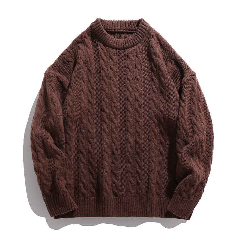 Walpole | Men's Cable Knit Crew Neck Jumper